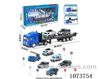 Alloy sliding container truck