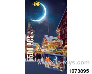 500pcs puzzle in bottom box