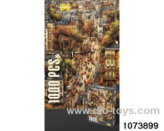 1000pcs puzzle in bottom box