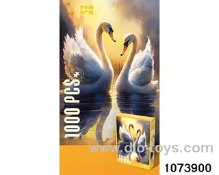 1000pcs puzzle in bottom box