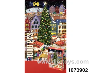 1000pcs puzzle in bottom box