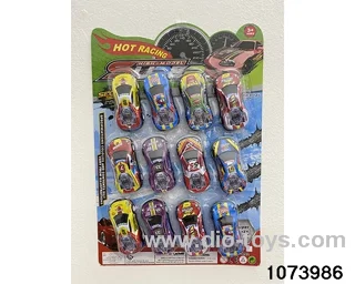 12pcs Alloy Pull Back Car in Blister card