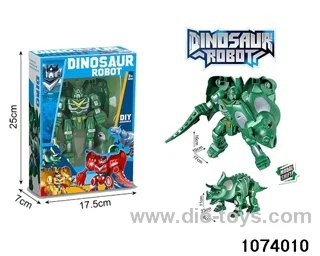 Disassemble Transformer Dinosaur in window box