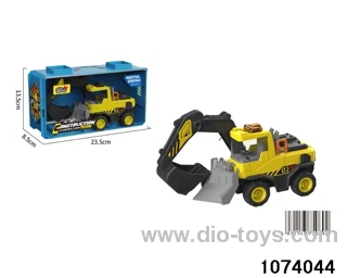 Friction excavator with light/sound