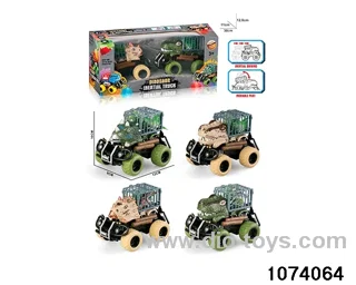 dinosaur car in window box