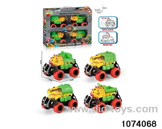 dinosaur car in Hand box