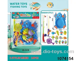 Ocean Fishing + Dinosaur Bathtub (14PCS) in PP bag with header