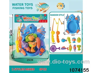 Ocean Fishing + Dinosaur Bathtub (8PCS) in PP bag with header