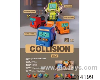 Inertial collision deformation car