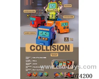 Inertial collision deformation car