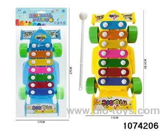 7-tone percussion with 1 hammer in poly bag header