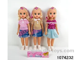 18 inch doll in PP bag with header