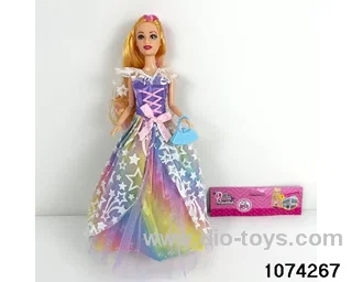 11 inch 9 jointed doll in PP bag with header