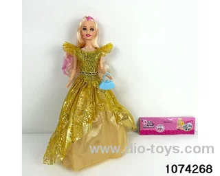 11 inch 9 jointed doll in PP bag with header