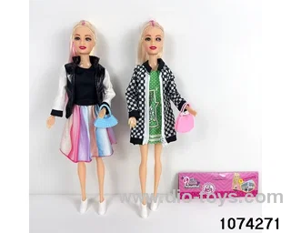 11 inch 9 jointed doll in PP bag with header