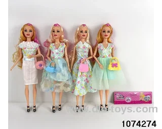 11 inch 9 jointed doll in PP bag with header