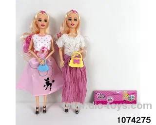 11 inch 9 jointed doll in PP bag with header