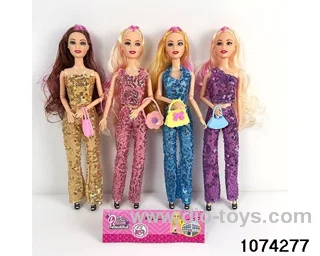 11 inch 9 jointed doll in PP bag with header