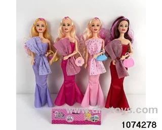 11 inch 9 jointed doll in PP bag with header