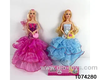 11 inch 9 jointed doll in PP bag with header