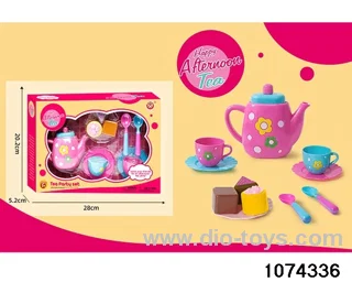 tea service in color box