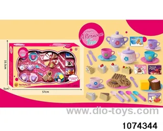 tea service in color box