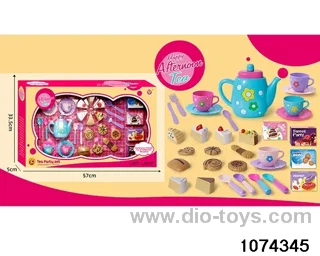 tea service in color box