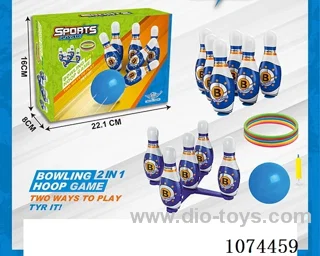bowling/Loop game two-in-one