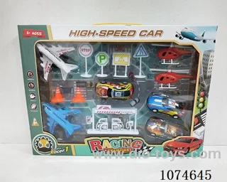 pull back car set