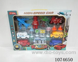 pull back car set