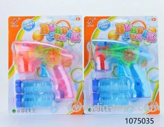 bubble gun with light
