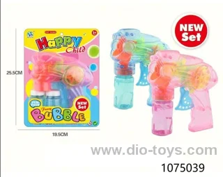 friction bubble gun with light