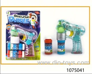 bubble gun with light/music