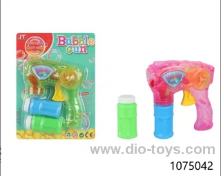 friction bubble gun with light