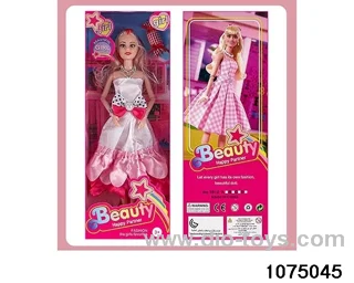 11.5 inch 9 jointed doll set in window box