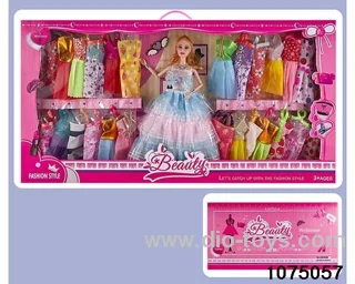 11.5 inch 9 jointed doll set in window box