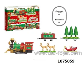 BO Christmas tain with lighting musical spray in window box