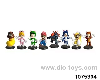 2.5 inch Super Mario Figurine Set in opp bag