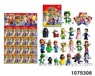 2.5 inch Super Mario Figurine Set in Hangtag