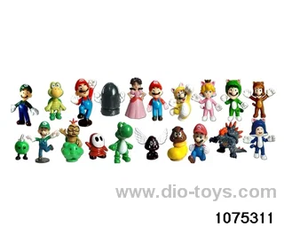 2.5 inch Super Mario Figurine Set in opp bag