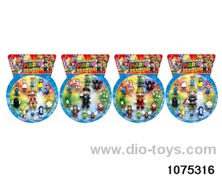 Super Mario Figurine Set in Blister with insert