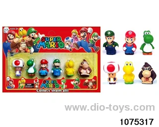 3 inch Super Mario Figurine Set in Blister with insert
