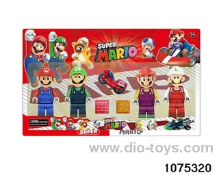 Mario Block Figure Set in Blister with insert
