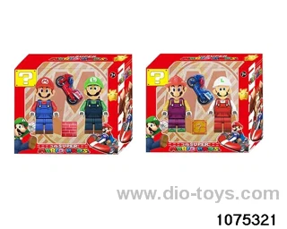 Mario Block Figure Set in window box