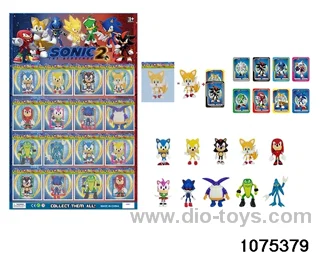 3 inch Sonic Figurine Set in Hangtag