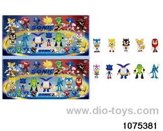 3 inch Sonic Figurine Set in Blister with insert