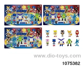 3 inch Sonic Figurine Set in Blister with insert