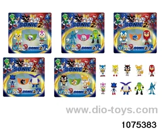 3 inch Sonic Figurine Set in Blister with insert