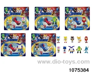 3 inch Sonic Figurine Set in Blister with insert