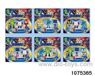 3 inch Sonic Figurine Set in Blister with insert